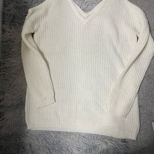 Ambiance Cream Knit Sweater